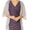 Shrugs | Anthea Crawford Silk Shrug Misty Lilac