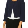 Coats & Jackets | Anthea Crawford Crepe Single Button Jacket Navy