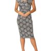 Sale | Anthea Crawford Helena Stretch Lace Dress Porcelain