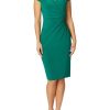 Jersey Dresses | Anthea Crawford Como Green Jersey Dress Jade