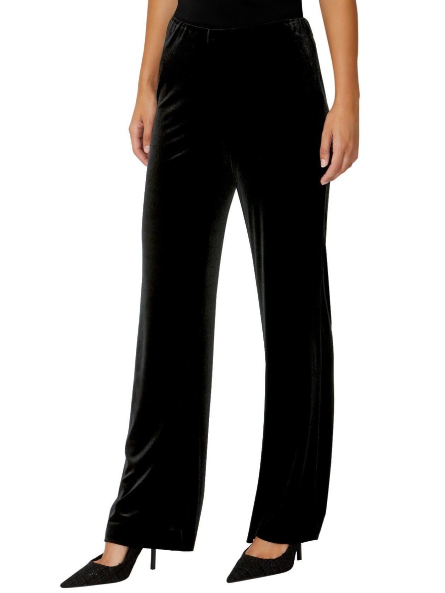 Pants | Anthea Crawford Regina Velour Pant Black