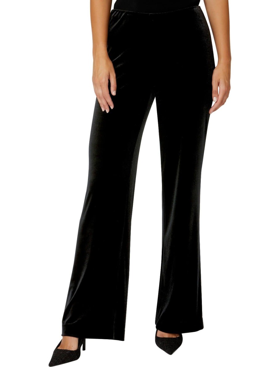 Pants | Anthea Crawford Regina Velour Pant Black