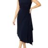 Sale | Anthea Crawford Nora Jersey Dress Navy