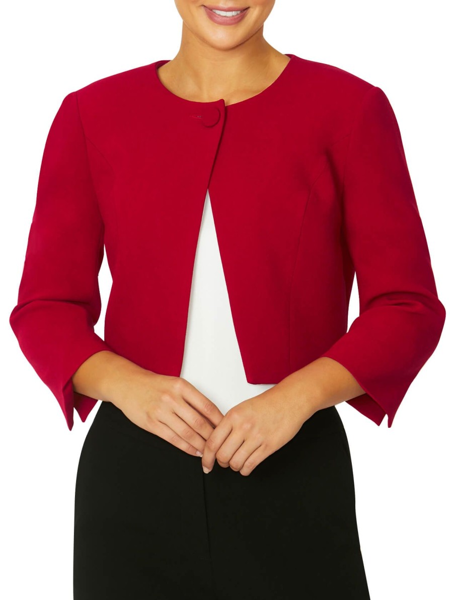 Coats & Jackets | Anthea Crawford Jackie Single Button Jacket Red