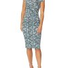 Mother Of The Bride | Anthea Crawford Helena Mint Stretch Lace Dress Navy Mint