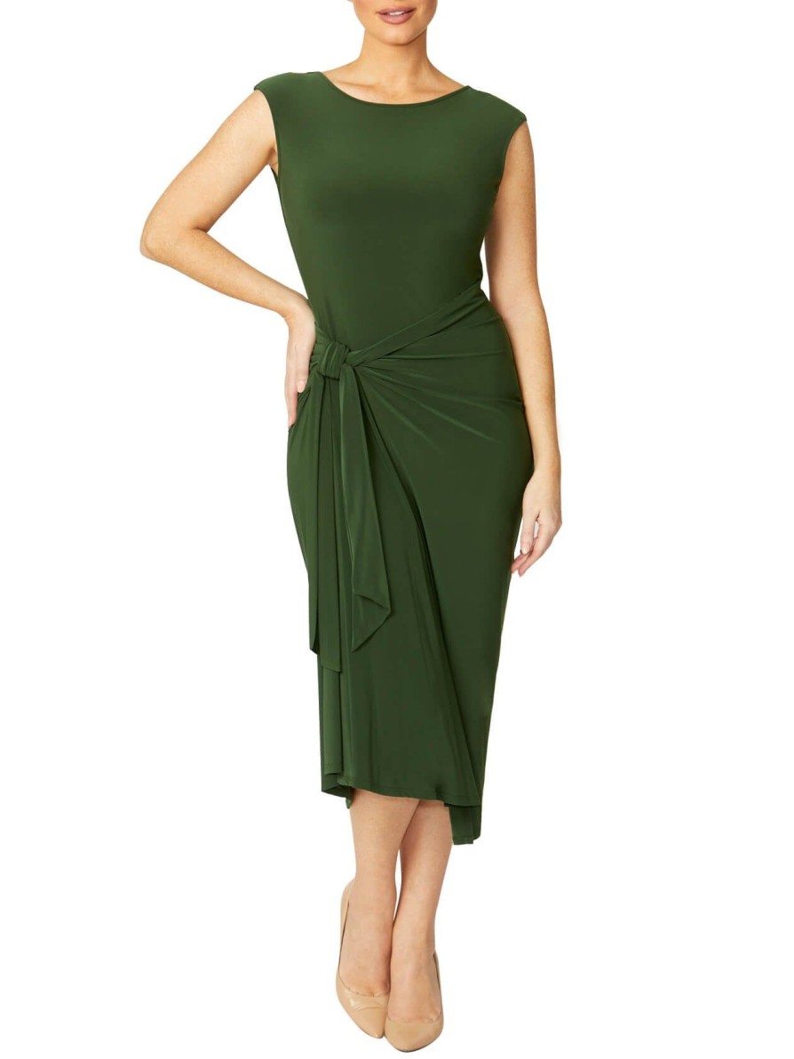 Jersey Dresses | Anthea Crawford Loren Jersey Dress Olive