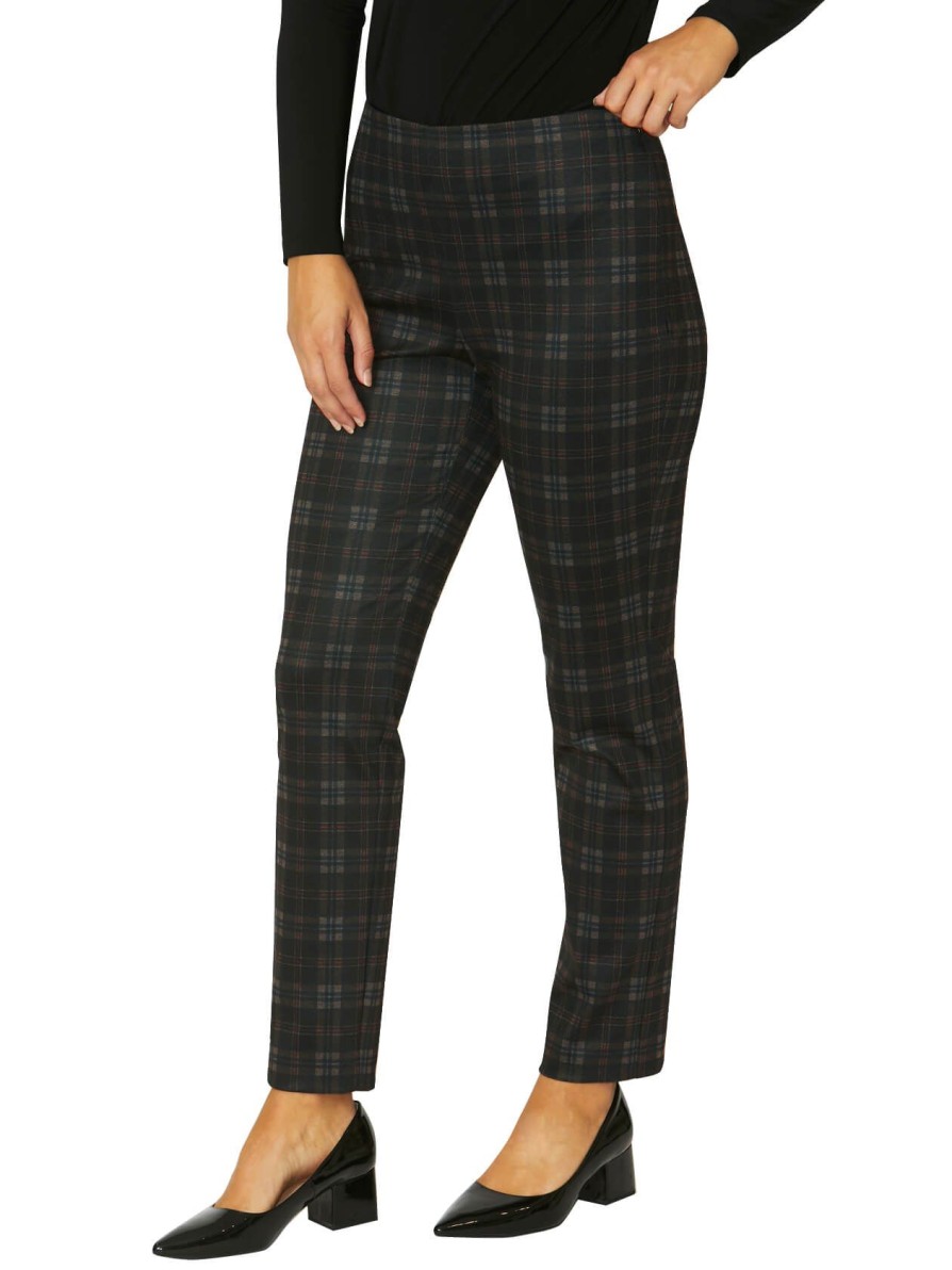 Sale | Anthea Crawford Anna Brown Ponti Pant Check