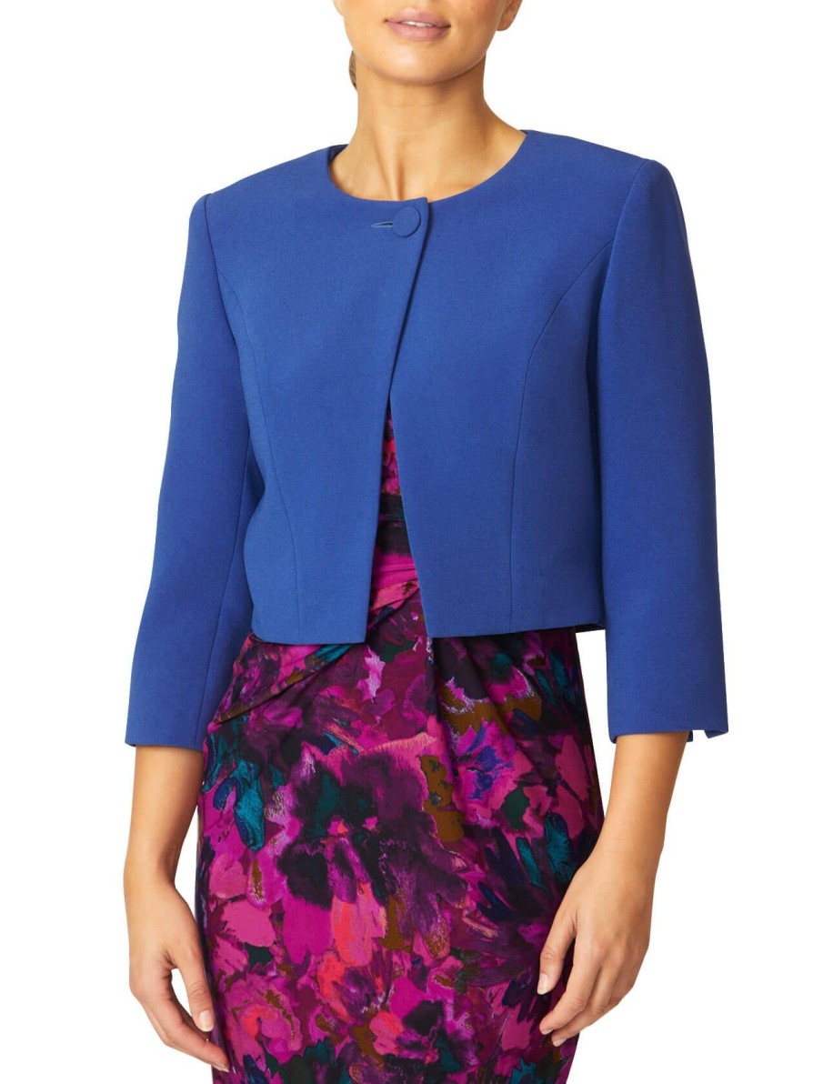 Sale | Anthea Crawford Jackie Single Button Jacket Cobalt