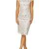 Sale | Anthea Crawford Venetia Sequin Lace Dress Pearl