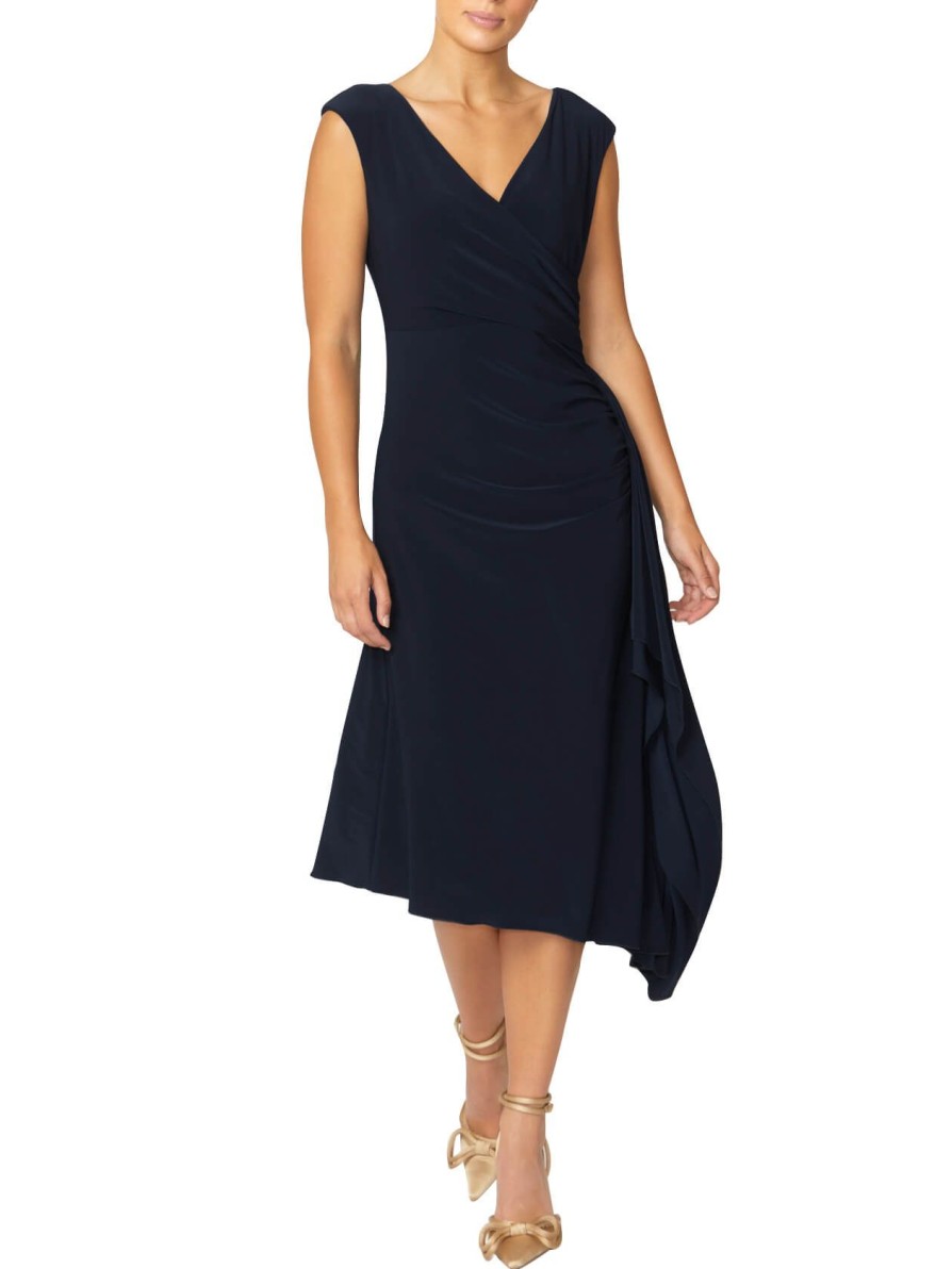 Jersey Dresses | Anthea Crawford Amber Jersey Dress Navy