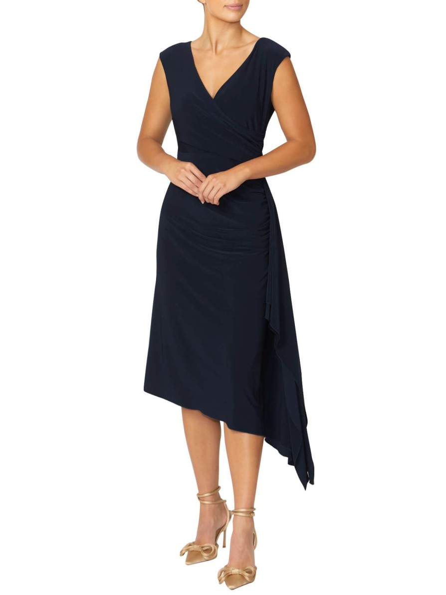 Jersey Dresses | Anthea Crawford Amber Jersey Dress Navy