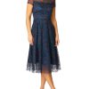 Sale | Anthea Crawford Leila A-Line Dress Navy