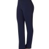 Pants | Anthea Crawford Crepe Straight Leg Pant Navy