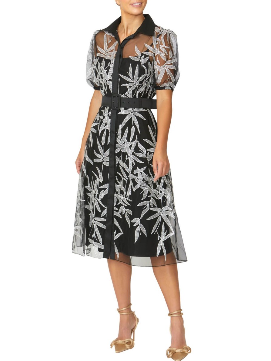 Mother Of The Bride | Anthea Crawford Klara Shirtdress Black