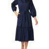 Sale | Anthea Crawford Cara Shirtdress Navy