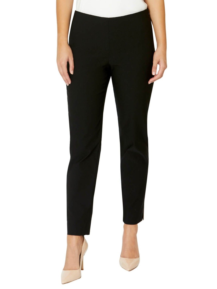 Pants | Anthea Crawford Bengaline Capri Pant Black