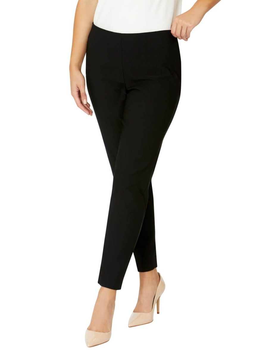 Pants | Anthea Crawford Bengaline Capri Pant Black