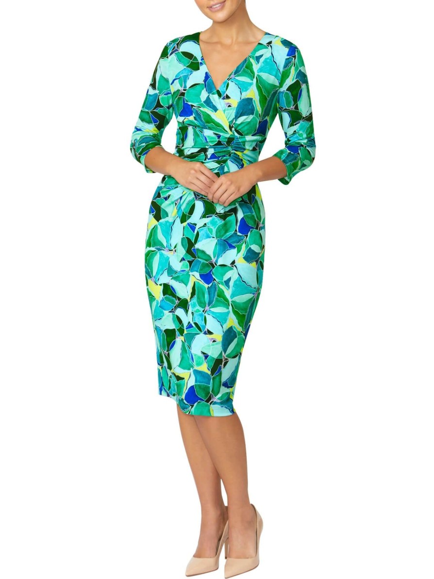 Jersey Dresses | Anthea Crawford Emelynn Jersey Dress Waterlily