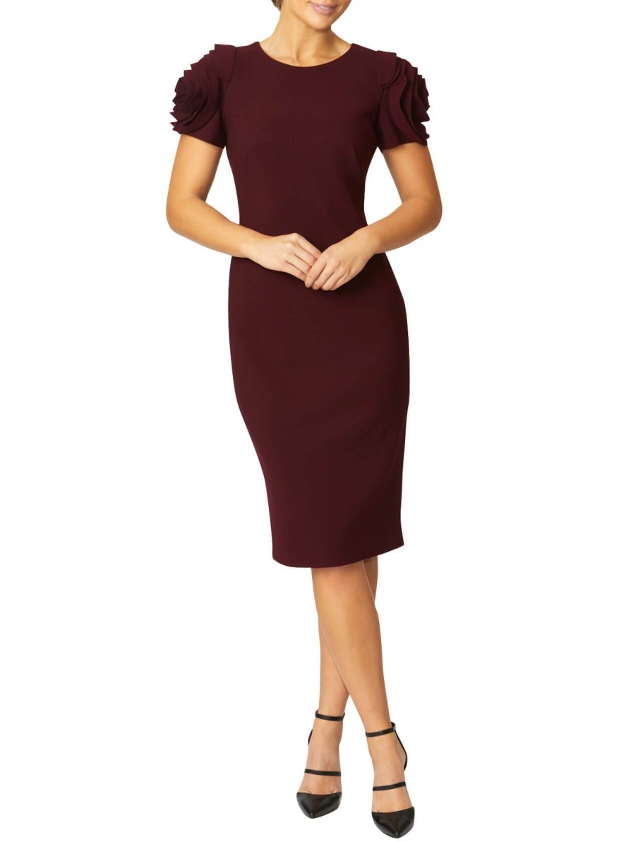 Mother Of The Bride | Anthea Crawford Thea Merlot Dress Wine